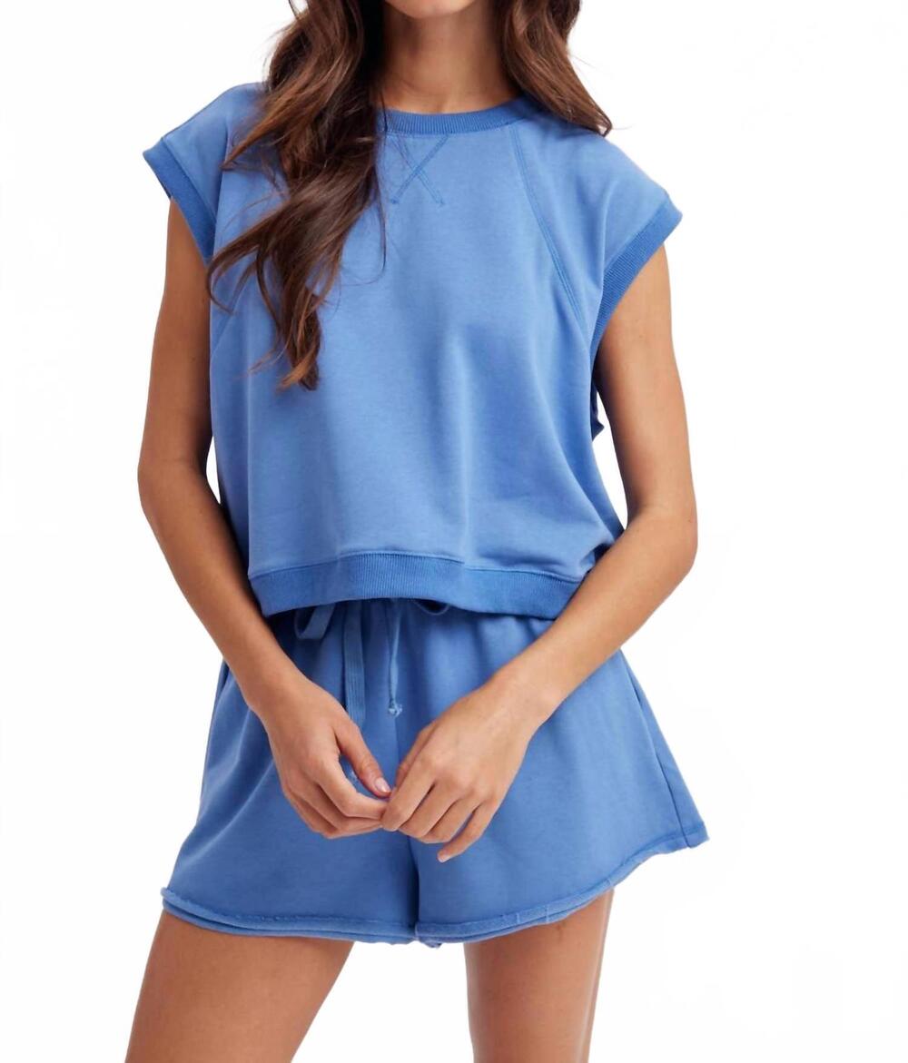 NEW WISHLIST women's ripple effect set in blue